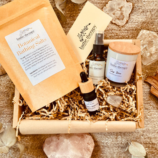 Retreat Self-Care Bath Ritual Box | Mineral Bath Salts