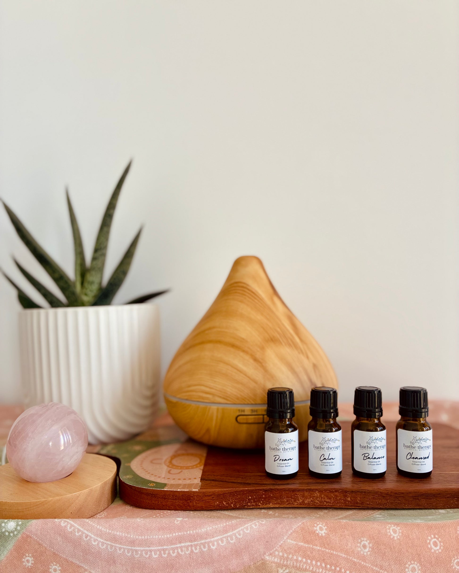 Essential oil diffuser blends by bathe therapy