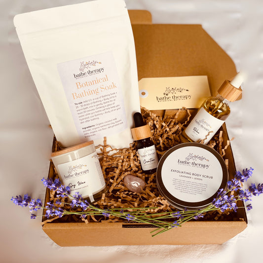 Pregnancy Self Care Gift Box | Natural Bath & Body Set for Mum-to-Be